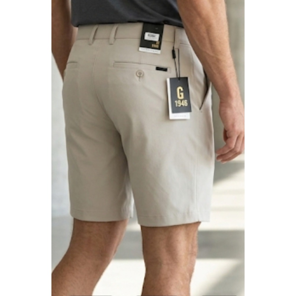 Vintage 1946 Men's Heather Sand Golf Shorts Stretch Moisture Wicking Pocket...